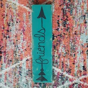 'friends' wooden wall sign